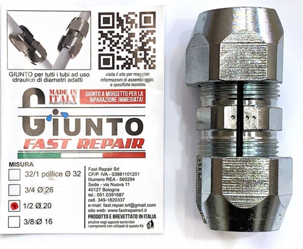 Giunto a morsetto Fast Repair Diametro Ø1/2-20 - immagine 4