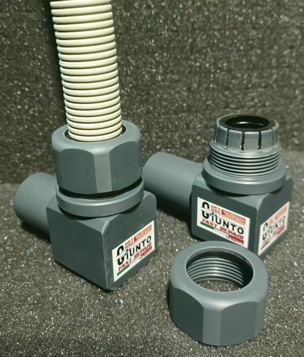 Giunto di Passaggio a 90° in PVC per Scarico Condensa – 32 mm (m) x 25-26 mm (f) - immagine 2